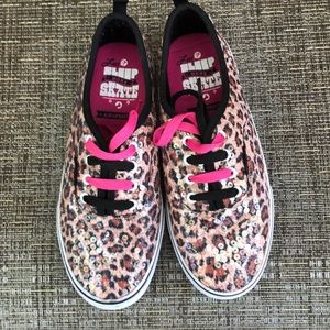 Airspeed women’s animal print sequined skate shoes $5/25